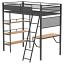 Black Loft Bed