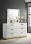 White Dresser with Mirror