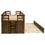 Medium Brown Bed With Trundle