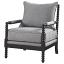 Grey/Black Chair