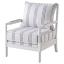 White/Navy Chair