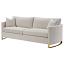 Beige Track Arm Sofa