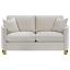 Beige Track Arm Loveseat