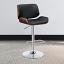 Black and Chrome Bar Stool