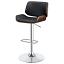 Black and Chrome Bar Stool