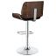 Black and Chrome Bar Stool