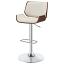 Ecru and Chrome Bar Stool
