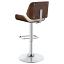 Ecru and Chrome Bar Stool