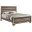 Washed Taupe Bed