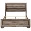 Washed Taupe Bed