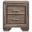Washed Taupe Nightstand