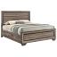 Washed Taupe Bed