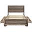 Washed Taupe Bed