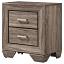 Washed Taupe Nightstand