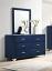 Blue Dresser with Mirror
