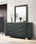 Gray Dresser with Mirror