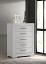 White High Gloss Chest