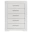 White High Gloss Chest