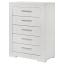 White High Gloss Chest