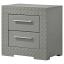 Grey High Gloss Nightstand