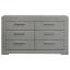 Grey High Gloss Dresser