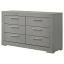 Grey High Gloss Dresser