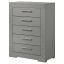 Grey High Gloss Chest