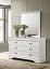 White Dresser with Mirror