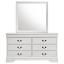 White Dresser with Mirror