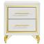 Beige Nightstand