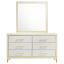 Beige Dresser with Mirror