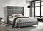 Grey Wingback Bed