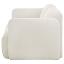 White Track Arm Loveseat