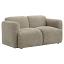 Brown Track Arm Loveseat