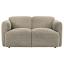 Brown Track Arm Loveseat
