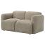 Brown Track Arm Loveseat