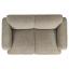 Brown Track Arm Loveseat