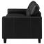 Black Track Arm Loveseat