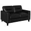 Black Track Arm Loveseat