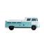 Teal Peace Bus Twin Bed