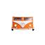 Orange Peace Bus Twin Bed