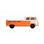 Orange Peace Bus Twin Bed