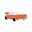 Orange Peace Bus Twin Bed