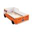 Orange Peace Bus Twin Bed