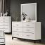 White Dresser with Mirror