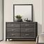 Gray Dresser with Mirror