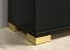 Black/Gold Dresser