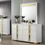 White/Gold Dresser with Mirror