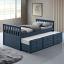 Midnight Blue Captain Bed