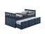Midnight Blue Captain Bed